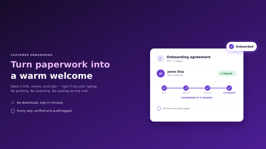 How Digital Onboarding Can Create a Faster, Better Customer Experience