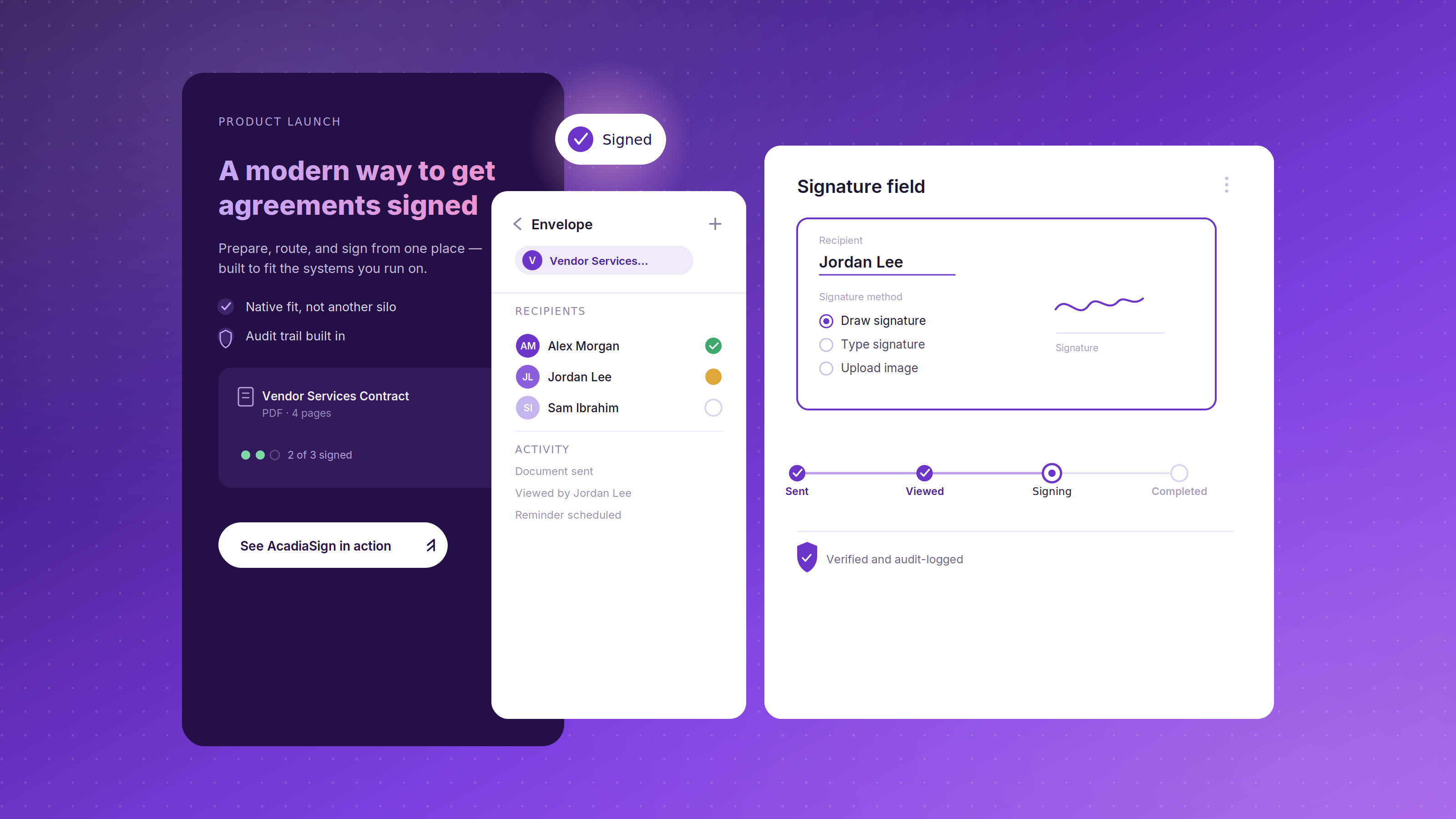 Introducing AcadiaSign: A Modern Approach to Digital Agreements